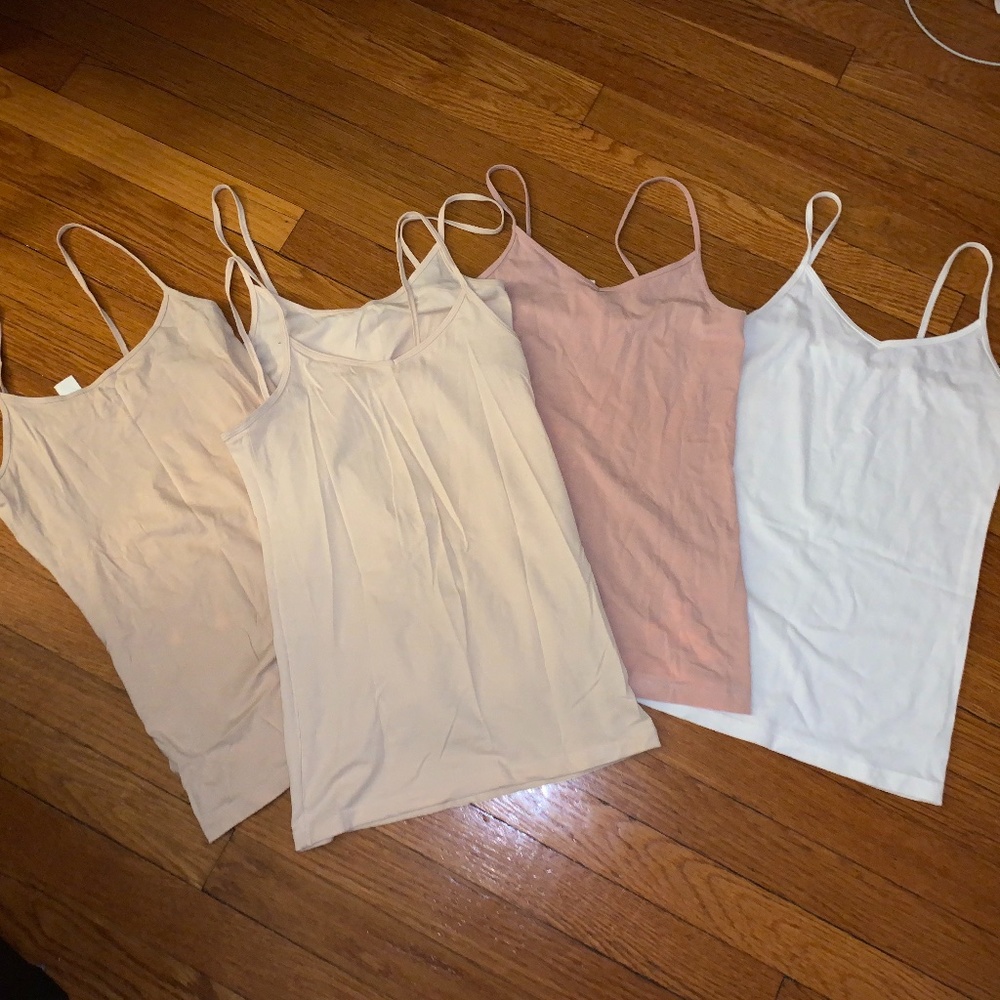 PACK OF 5 NEUTRAL CAMI'S